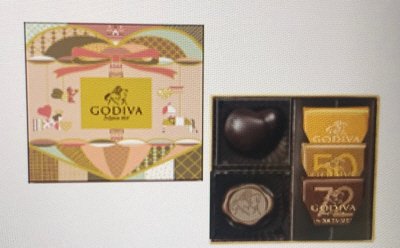 ゴディバ チョコレート アソートメント ５粒入