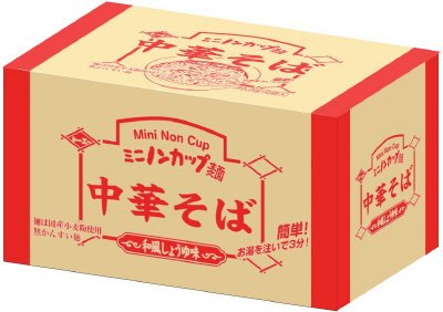 ミニノンカップ麺中華そば和風しょうゆ味