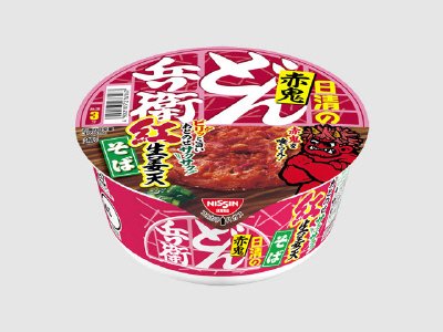 日清のどん兵衛　赤鬼紅生姜天そば