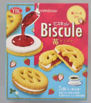 ビスキュレ　苺×ミルク