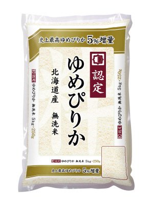 無洗米北海道産ゆめぴりか5.25kg