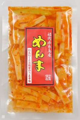 福岡県糸島産めんま　にんにくと豆板醤のうま辛味