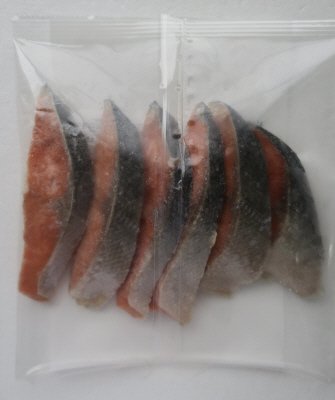 天然銀鮭切身（甘塩味）