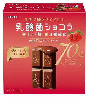 乳酸菌ショコラ　カカオ７０×ストロベリー