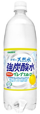 伊賀の天然水強炭酸水グレープフルーツ