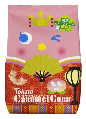 キャラメルコーン　もも味
