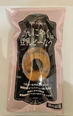 こんにゃく in 豆乳どーなつ