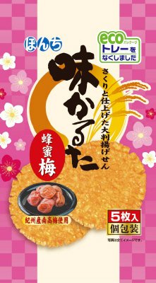 ５枚味かるた　蜂蜜梅