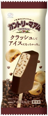 不二家カントリーマアム　クラッシュしてアイスになっちゃった。