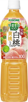 野菜生活１００完熟白桃＆黄桃ミックス