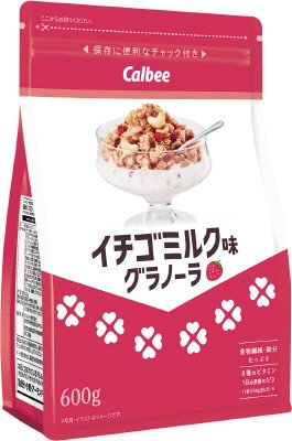 イチゴミルク味グラノーラ