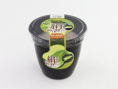 絹ごし西尾の抹茶プリン～小倉クリーム～