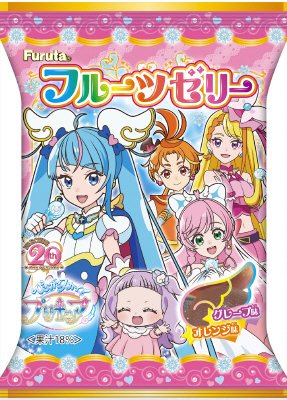 プリキュアフルーツゼリー