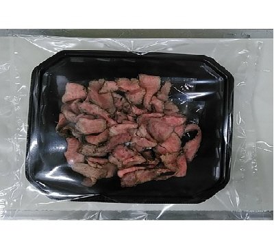 国産黒毛和牛ローストビーフ切り落としわさび醤油ソース入り