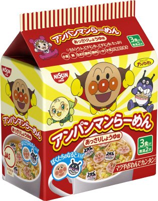 アンパンマンらーめん　あっさりしょうゆ味　３食入り