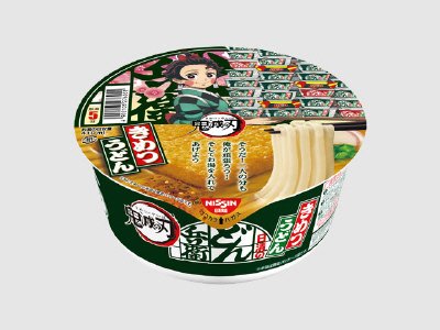 日清のどん兵衛　きつねうどん　鬼滅の刃パッケージ