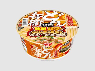 日清のどん兵衛　味噌バタークリーミーうどん