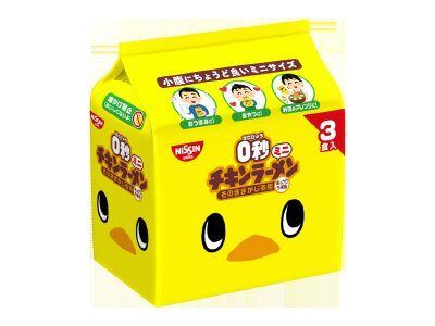 ０秒チキンラーメン　ミニ　３食パック