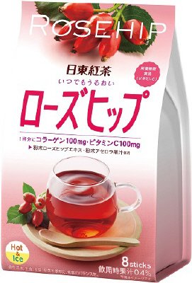 日東紅茶　いつでもうるおいローズヒップ　８本入