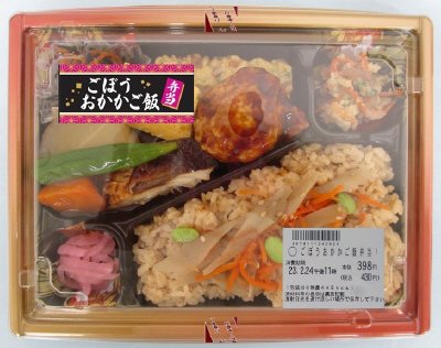 ごぼうおかかご飯弁当【RN】