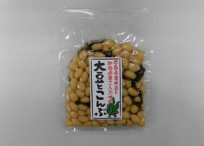 大豆とこんぶ