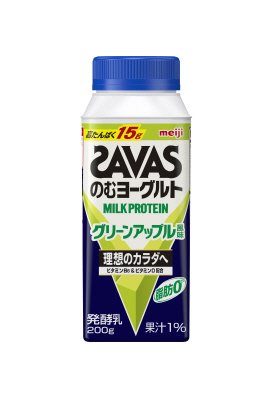 ザバスＭＩＬＫＰＲＯＴＥＩＮのむヨーグルト脂肪０グリーンアップル風味