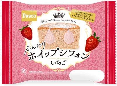 ふんわりホイップシフォン　いちご
