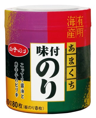 甘口味付のり卓上１０切８０枚