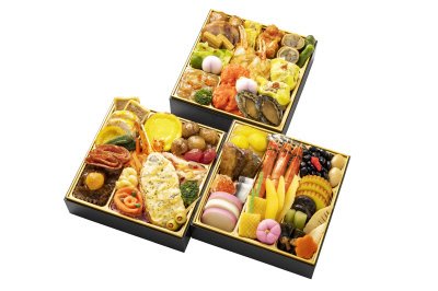 芝濱膳　和洋中おせち三段重　「五萬福」(冷凍）