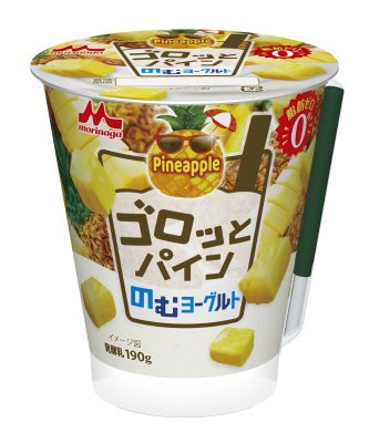 ゴロッとパインのむヨーグルト
