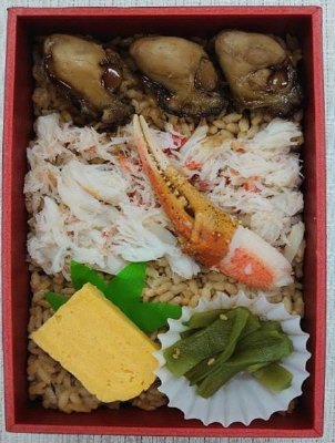 ずわい蟹かきめし