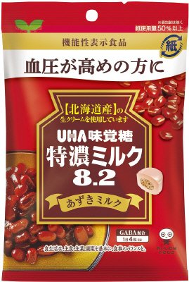 機能性表示食品　特濃ミルク８．２あずきミルク　袋