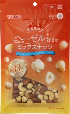 ヘーゼル好きの食塩無添加ミックス　１５０ｇ