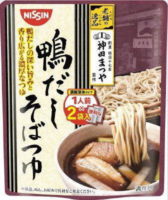 老舗の逸品　神田まつや監修　鴨だしそばつゆ　２人前