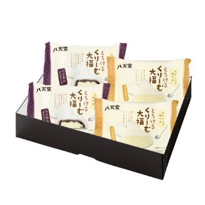 とろけるくりーむ大福2種4個詰合せ