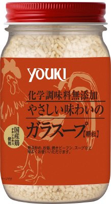 化学調味料無添加のガラスープ