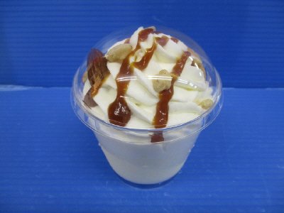 富良野牛乳のミルクプリンパフェ