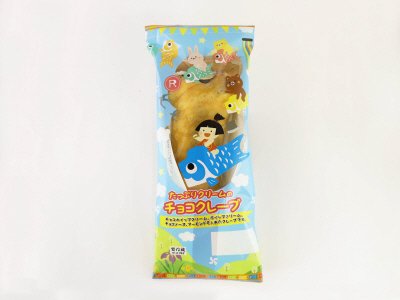 たっぷりクリームのチョコクレープ