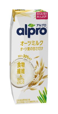 「アルプロ」たっぷり食物繊維　オーツミルク　オーツ麦の甘さだけ