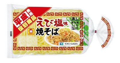 マルちゃん焼そば　平成発売　復刻商品　えび塩味焼そば　３人前