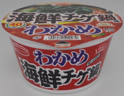わかめラーメン　海鮮チゲ鍋風