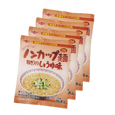 ノンカップ麺ねぎ入りしょうゆ味