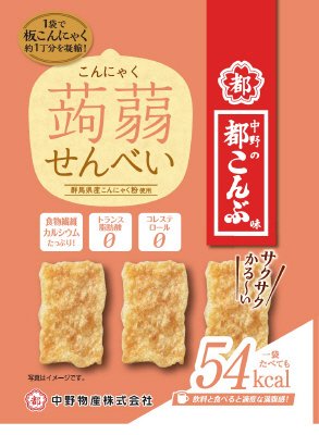 こんにゃくせんべい都こんぶ味