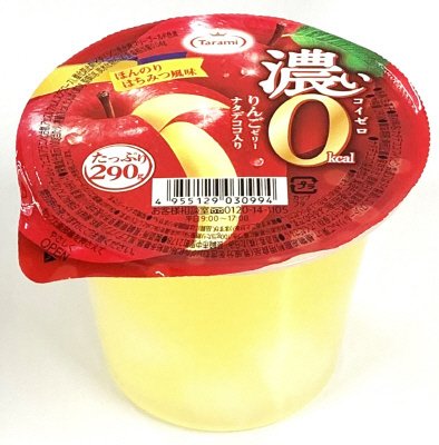 たっぷり２９０ｇ　濃い０ｋｃａｌりんごゼリー
