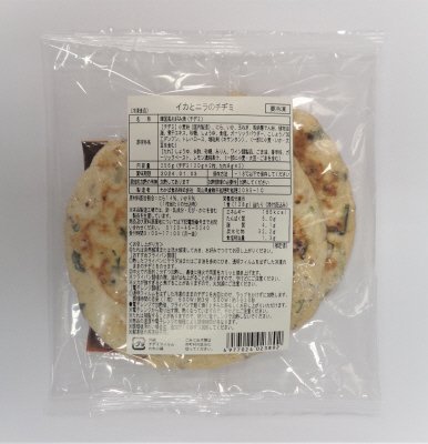 イカとニラのチヂミ