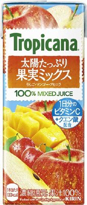 トロピカーナ　太陽たっぷり果実ミックス
