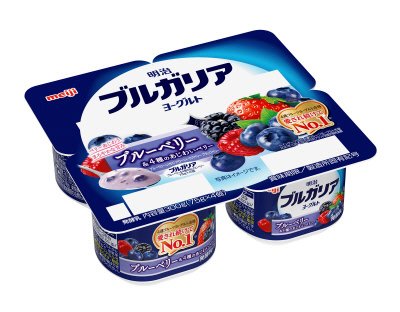 明治ブルガリアヨーグルトブルーベリー＆４種のあじわいベリー