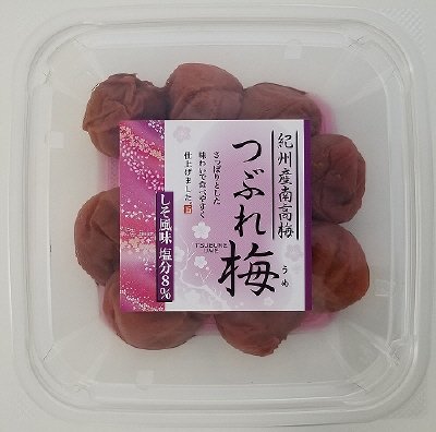 紀州産南高梅つぶれ梅しそ風味
