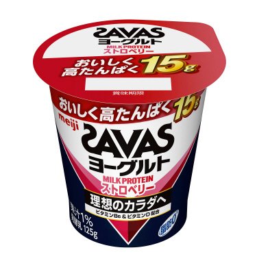 ザバスMILKPROTEINヨーグルト脂肪0ストロベリー