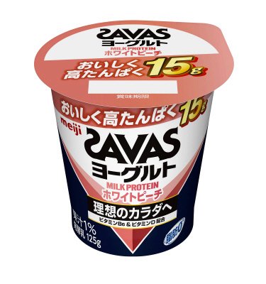 ザバスMILKPROTEINヨーグルト脂肪0ホワイトピーチ